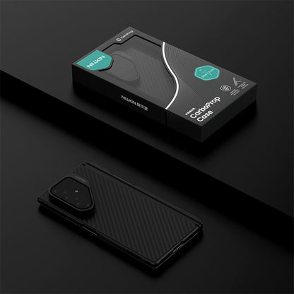 Husa MagSafe pentru Samsung Galaxy Z Fold7 F966, Nillkin, CarboProp with Transparent Black Lens Cover and S-Pen Holder, Neagra