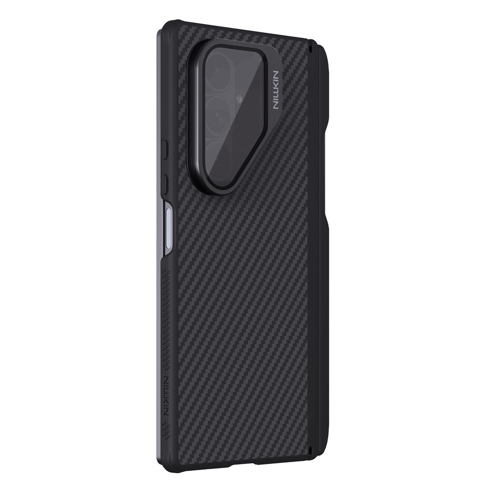 Husa MagSafe pentru Samsung Galaxy Z Fold7 F966, Nillkin, CarboProp with Transparent Black Lens Cover and S-Pen Holder, Neagra