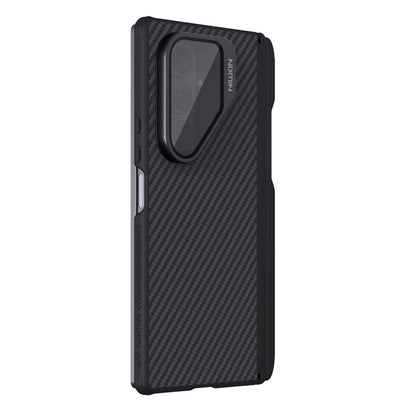 Husa MagSafe pentru Samsung Galaxy Z Fold7 F966, Nillkin, CarboProp with Transparent Black Lens Cover and S-Pen Holder, Neagra