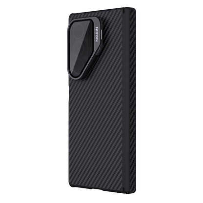 Husa MagSafe pentru Samsung Galaxy Z Fold7 F966, Nillkin, CarboProp with Transparent Black Lens Cover, Neagra