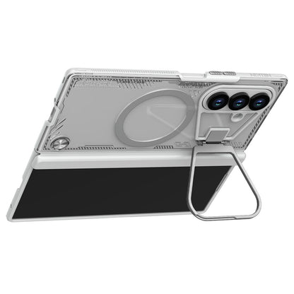 Husa MagSafe pentru Samsung Galaxy Z Fold7 F966, Nillkin, Iceblade Prop with Camera Cutout, Gri