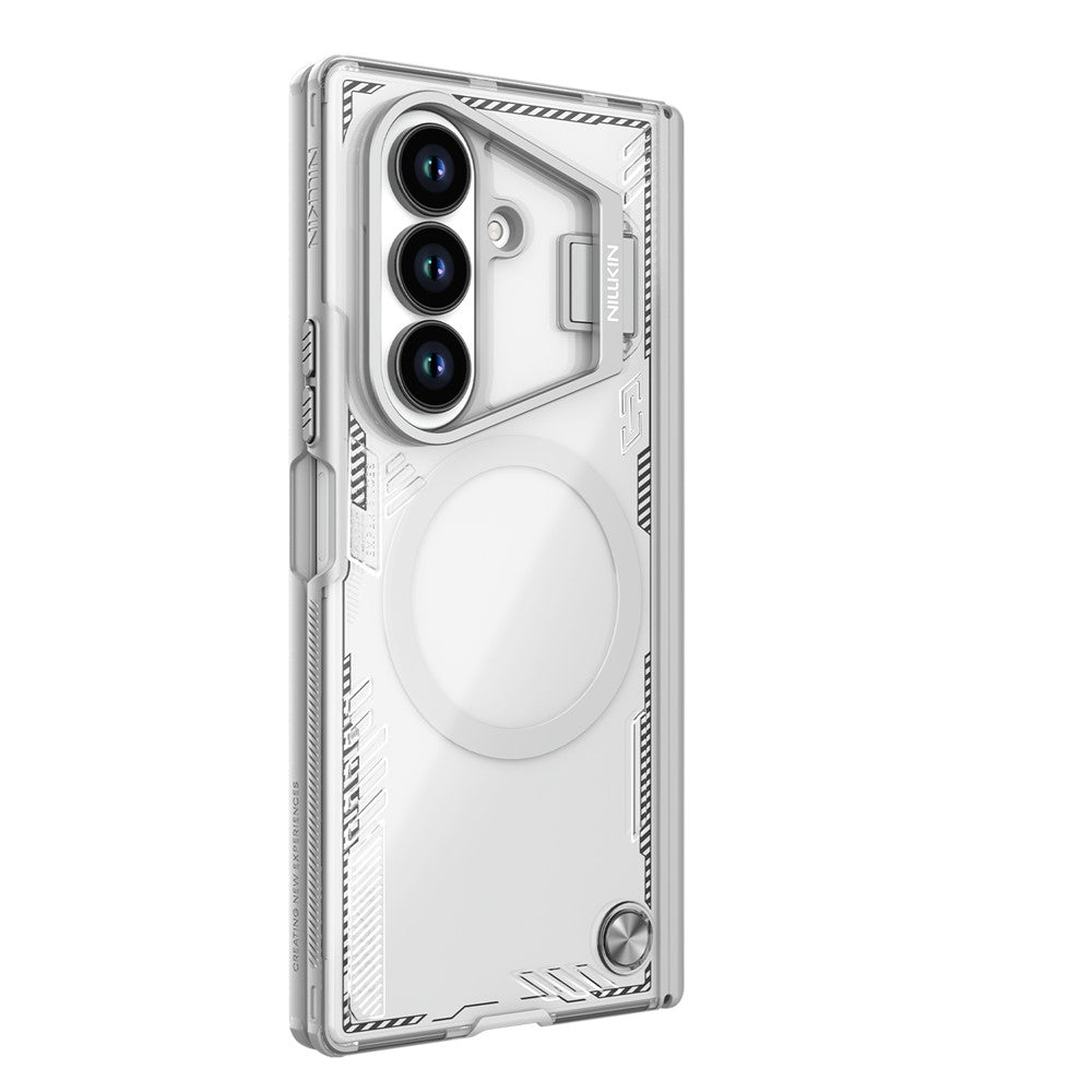 Husa MagSafe pentru Samsung Galaxy Z Fold7 F966, Nillkin, Iceblade Prop with Camera Cutout, Gri