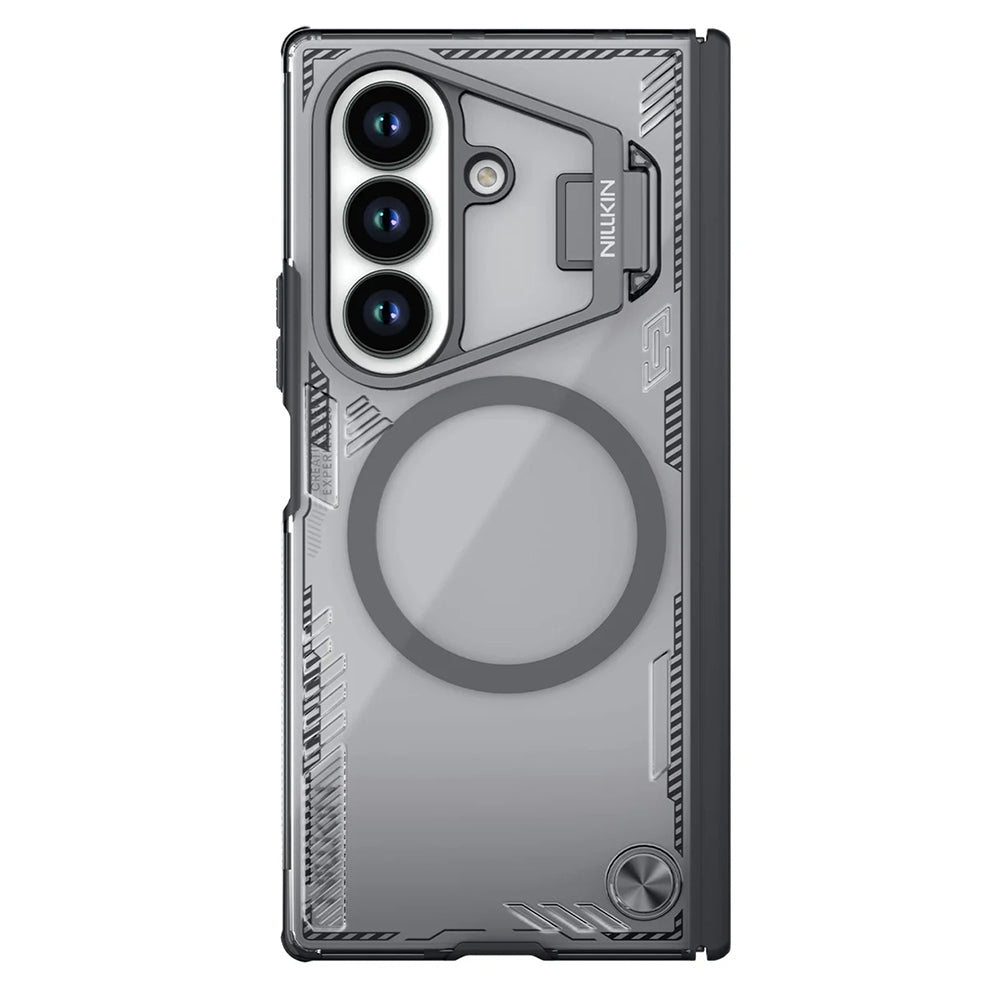 Husa MagSafe pentru Samsung Galaxy Z Fold7 F966, Nillkin, Iceblade Prop with Camera Cutout, Neagra