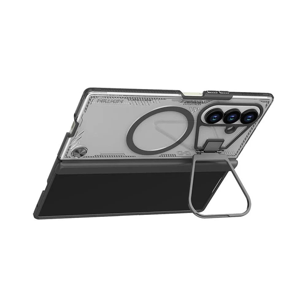 Husa MagSafe pentru Samsung Galaxy Z Fold7 F966, Nillkin, Iceblade Prop with Camera Cutout, Neagra