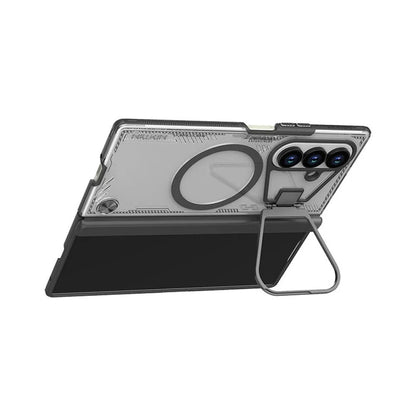 Husa MagSafe pentru Samsung Galaxy Z Fold7 F966, Nillkin, Iceblade Prop with Camera Cutout, Neagra