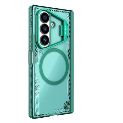 Husa MagSafe pentru Samsung Galaxy Z Fold7 F966, Nillkin, Iceblade Prop with Camera Cutout, Verde