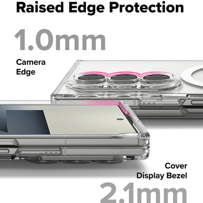 Husa MagSafe pentru Samsung Galaxy Z Fold7 F966, Ringke, Fusion, Transparenta