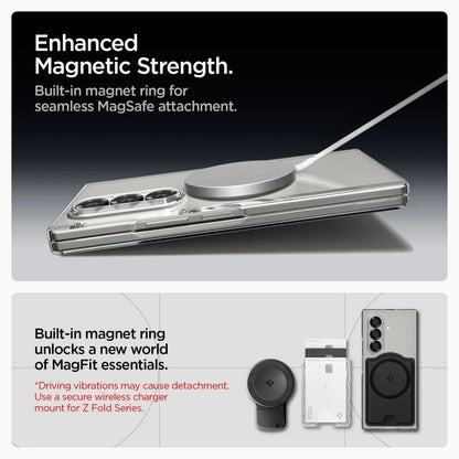 Husa MagSafe pentru Samsung Galaxy Z Fold7 F966, Spigen, Air Skin, Transparenta ACS09545