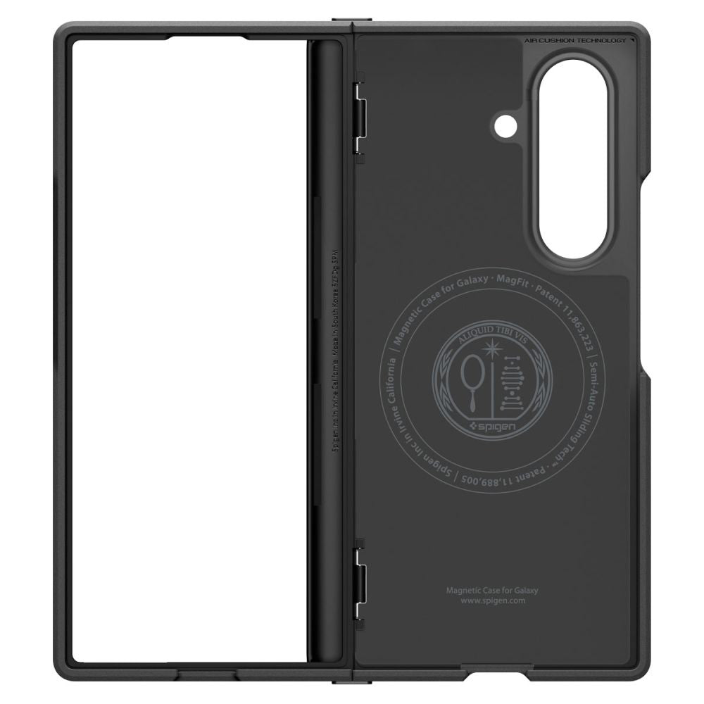 Husa MagSafe pentru Samsung Galaxy Z Fold7 F966, Spigen, Slim Armor Pro, Neagra ACS09551
