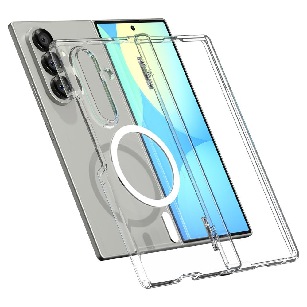 Husa MagSafe pentru Samsung Galaxy Z Fold7 F966, Spigen, Ultra Hybrid Pro, Transparenta ACS09546