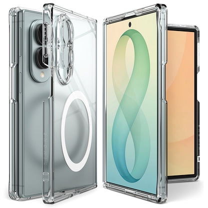 Husa MagSafe pentru Samsung Galaxy Z Fold8 F971, Ringke, Fusion, Transparenta