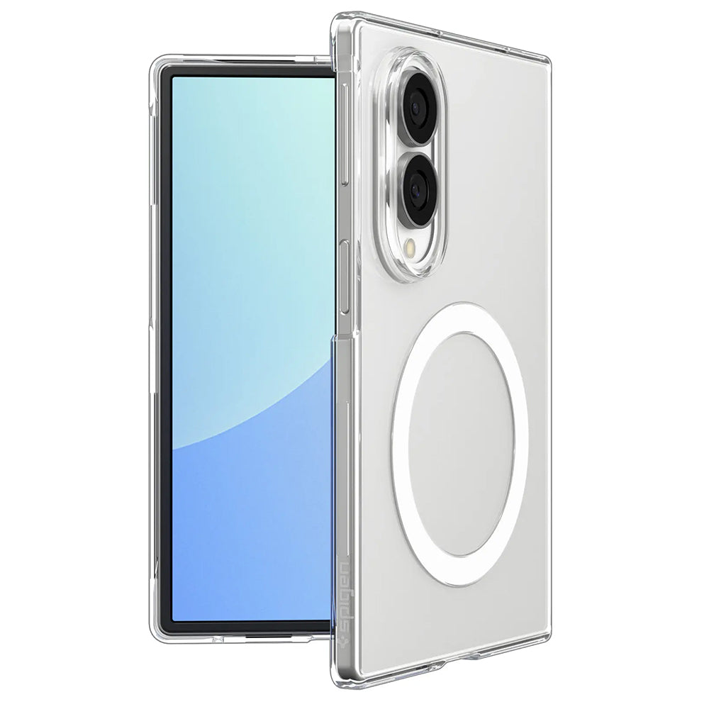 Husa MagSafe pentru Samsung Galaxy Z Fold8 F971, Spigen, Air Skin, Transparenta Alba ACS11952