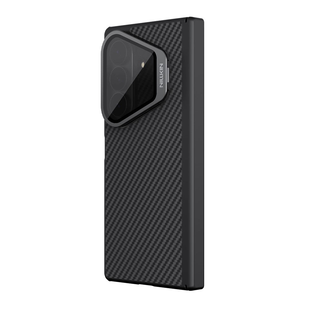 Husa MagSafe pentru Samsung Galaxy Z Fold8 Ultra F976, Nillkin, CarboProp with Transparent Black Lens Cover, Neagra