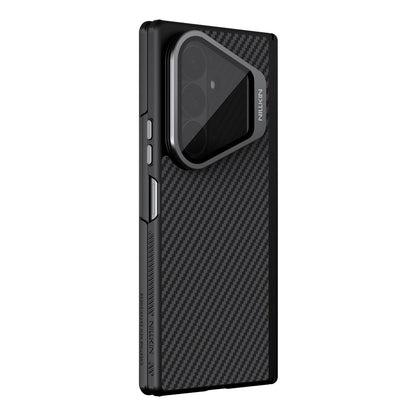 Husa MagSafe pentru Samsung Galaxy Z Fold8 Ultra F976, Nillkin, CarboProp with Transparent Black Lens Cover, Neagra