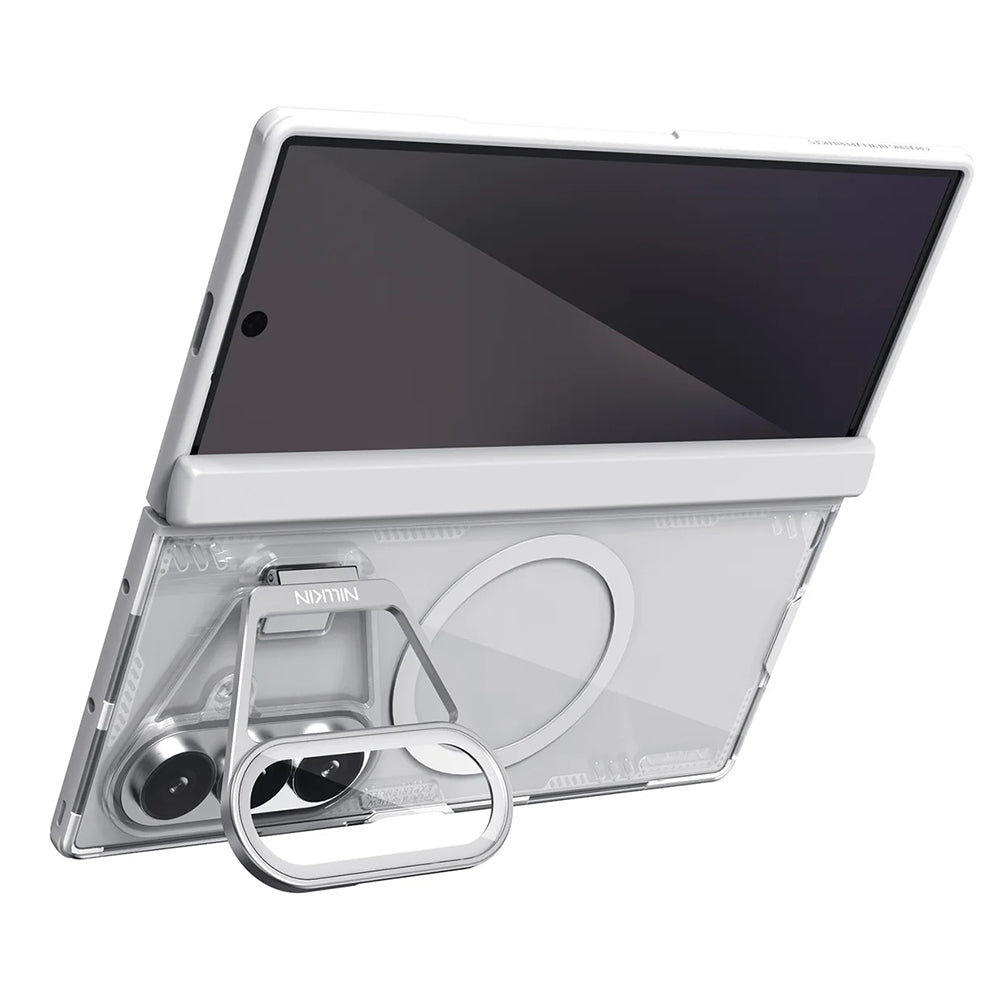 Husa MagSafe pentru Samsung Galaxy Z Fold8 Ultra F976, Nillkin, Iceblade Prop with Camera Cutout, Gri