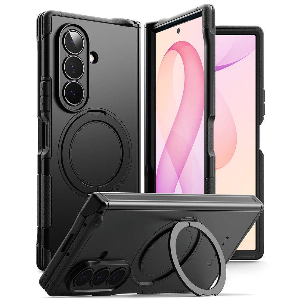 Husa MagSafe pentru Samsung Galaxy Z Fold8 Ultra F976, Ringke, Alles, Neagra