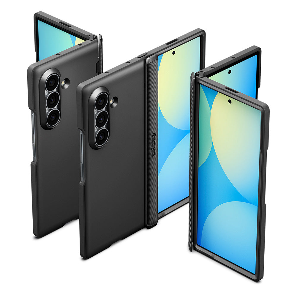 Husa MagSafe pentru Samsung Galaxy Z Fold8 Ultra F976, Spigen, Slim Armor Pro, Neagra ACS11508