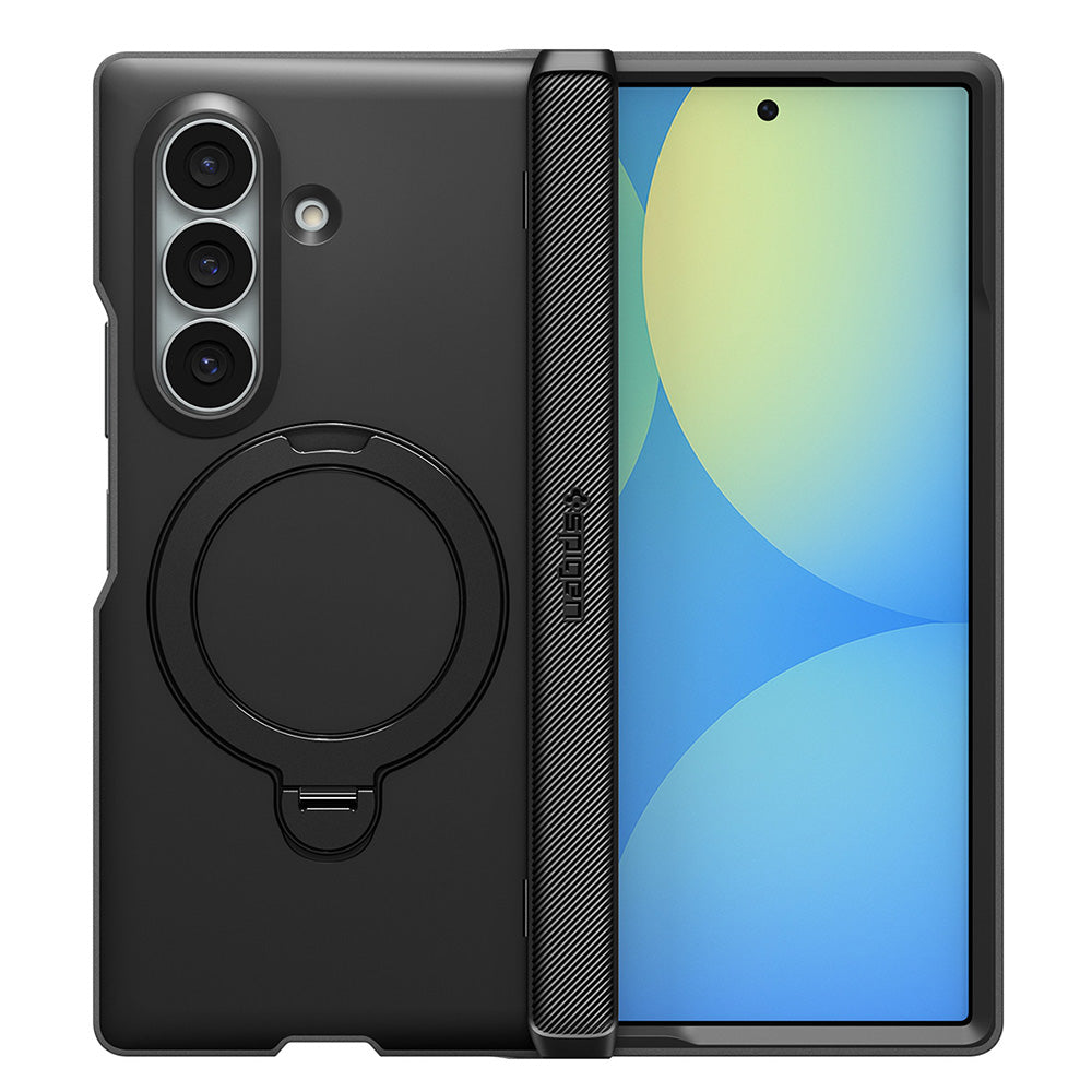 Husa MagSafe pentru Samsung Galaxy Z Fold8 Ultra F976, Spigen, Slim Armor Pro S, Neagra ACS11778