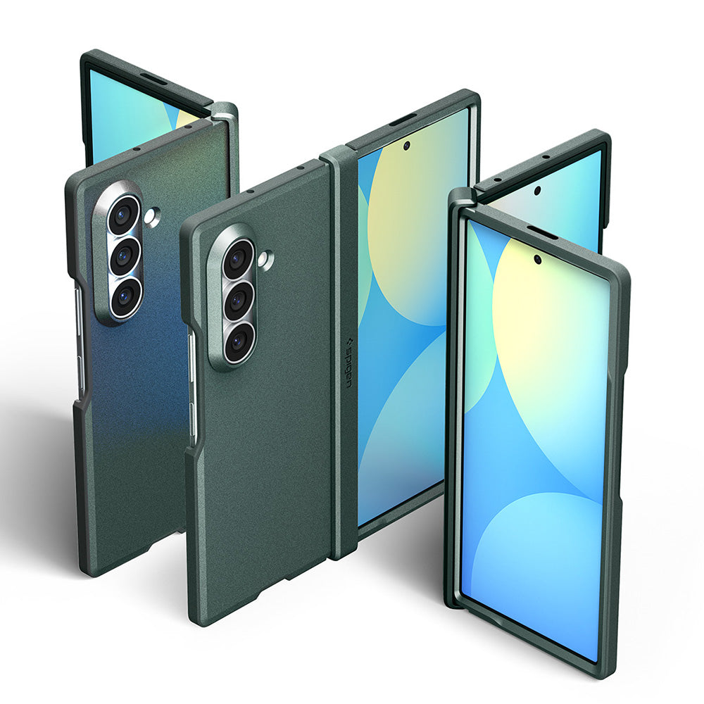 Husa MagSafe pentru Samsung Galaxy Z Fold8 Ultra F976, Spigen, Tough Armor Pro, Verde ACS11851