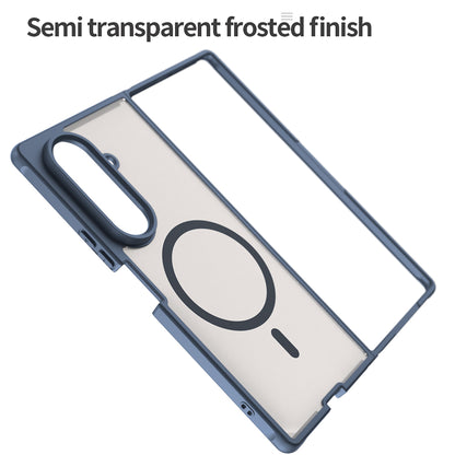 Husa MagSafe pentru Samsung Galaxy Z Fold8 Ultra F976, Techsuit, HaloFrost II, Bleumarin