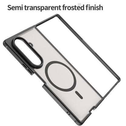 Husa MagSafe pentru Samsung Galaxy Z Fold8 Ultra F976, Techsuit, HaloFrost II, Neagra