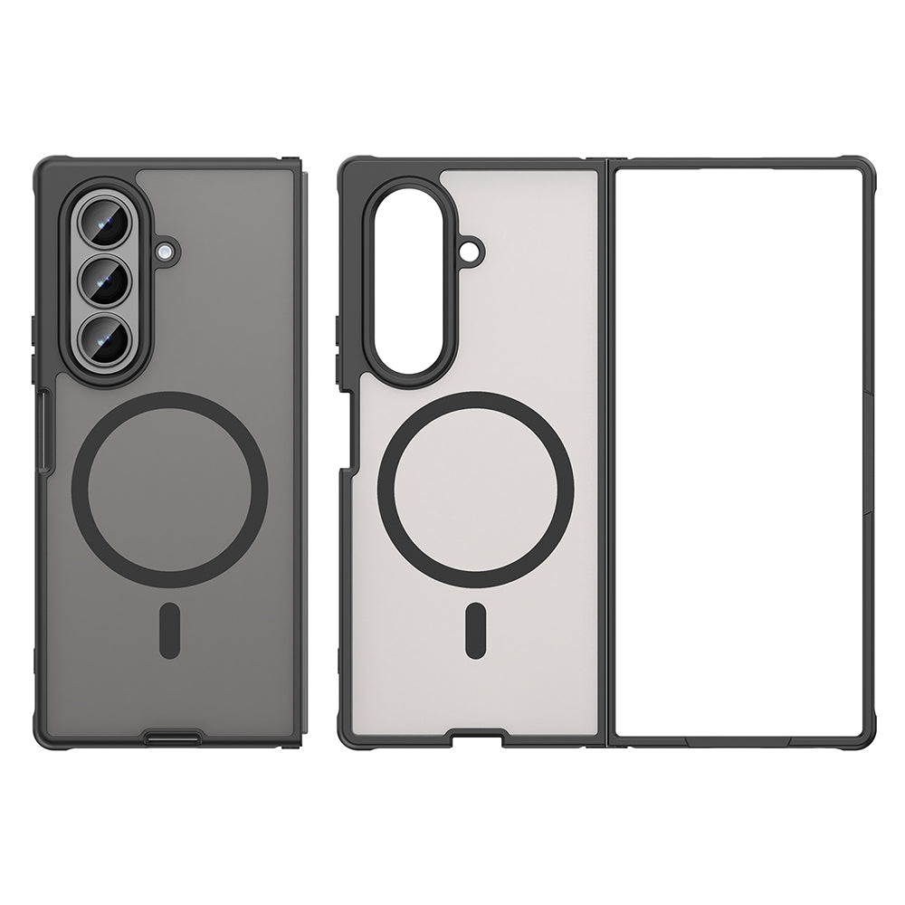 Husa MagSafe pentru Samsung Galaxy Z Fold8 Ultra F976, Techsuit, HaloFrost II, Neagra