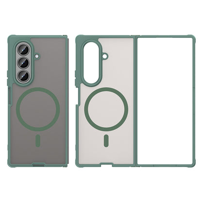 Husa MagSafe pentru Samsung Galaxy Z Fold8 Ultra F976, Techsuit, HaloFrost II, Verde