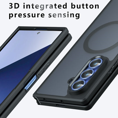 Husa MagSafe pentru Samsung Galaxy Z Fold8 Ultra F976, Techsuit, PureFrost, Neagra Satinata