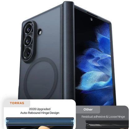 Husa MagSafe pentru Samsung Galaxy Z Fold8 Ultra F976, Torras, Guardian, Neagra