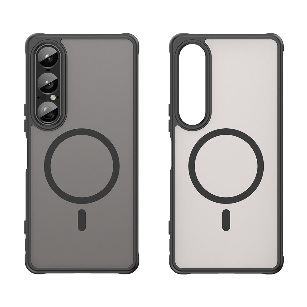 Husa MagSafe pentru Sony Xperia 1 VII, Techsuit, HaloFrost II, Neagra
