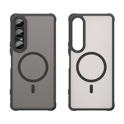 Husa MagSafe pentru Sony Xperia 1 VII, Techsuit, HaloFrost II, Neagra
