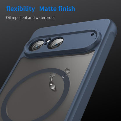 Husa MagSafe pentru Sony Xperia 10 VII, Techsuit, HaloFrost II, Bleumarin