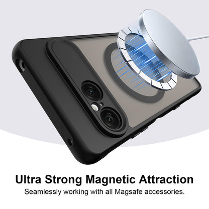 Husa MagSafe pentru Sony Xperia 10 VIII, Techsuit, HaloFrost II, Neagra