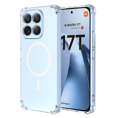 Husa MagSafe pentru Xiaomi 17T, OEM, Shockproof, Transparenta