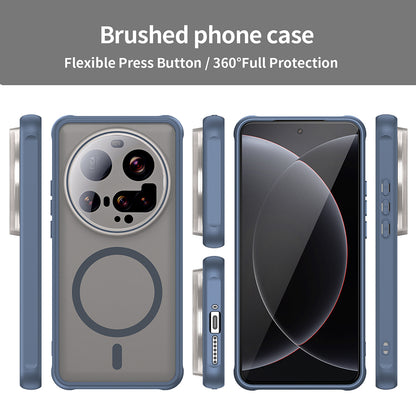 Husa MagSafe pentru Xiaomi 15 Ultra, Techsuit, HaloFrost II, Bleumarin