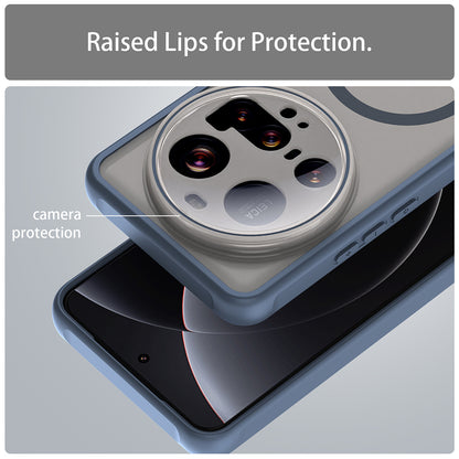 Husa MagSafe pentru Xiaomi 15 Ultra, Techsuit, HaloFrost II, Bleumarin