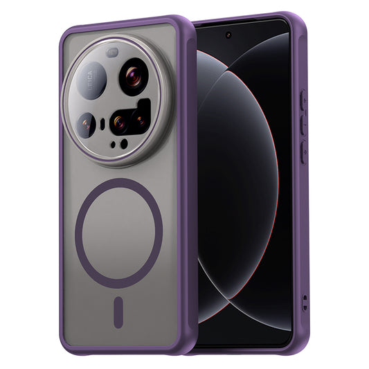 Husa MagSafe pentru Xiaomi 15 Ultra, Techsuit, HaloFrost II, Mov