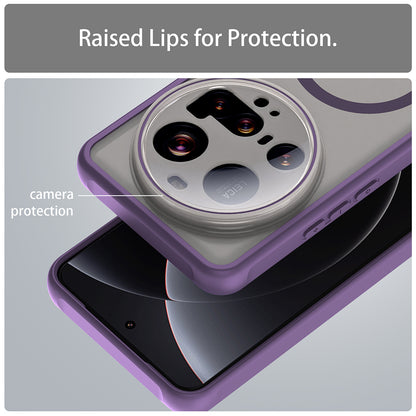 Husa MagSafe pentru Xiaomi 15 Ultra, Techsuit, HaloFrost II, Mov