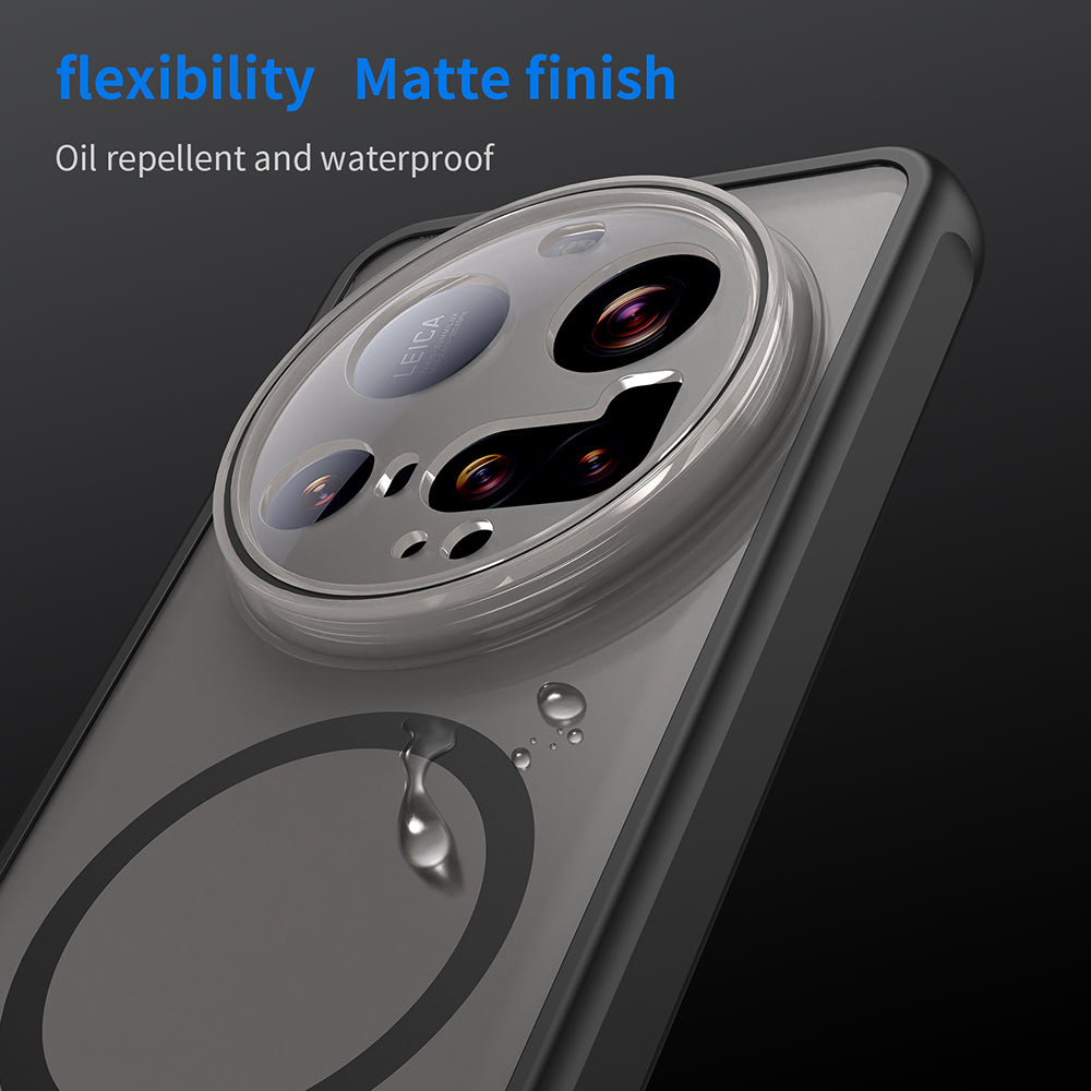 Husa MagSafe pentru Xiaomi 15 Ultra, Techsuit, HaloFrost II, Neagra