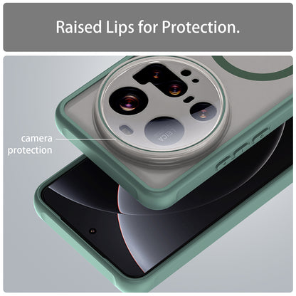 Husa MagSafe pentru Xiaomi 15 Ultra, Techsuit, HaloFrost II, Verde