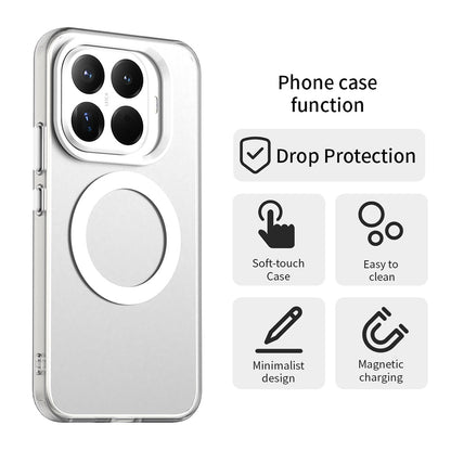 Husa MagSafe pentru Xiaomi 15T Pro, Techsuit, CandyCase, Alba