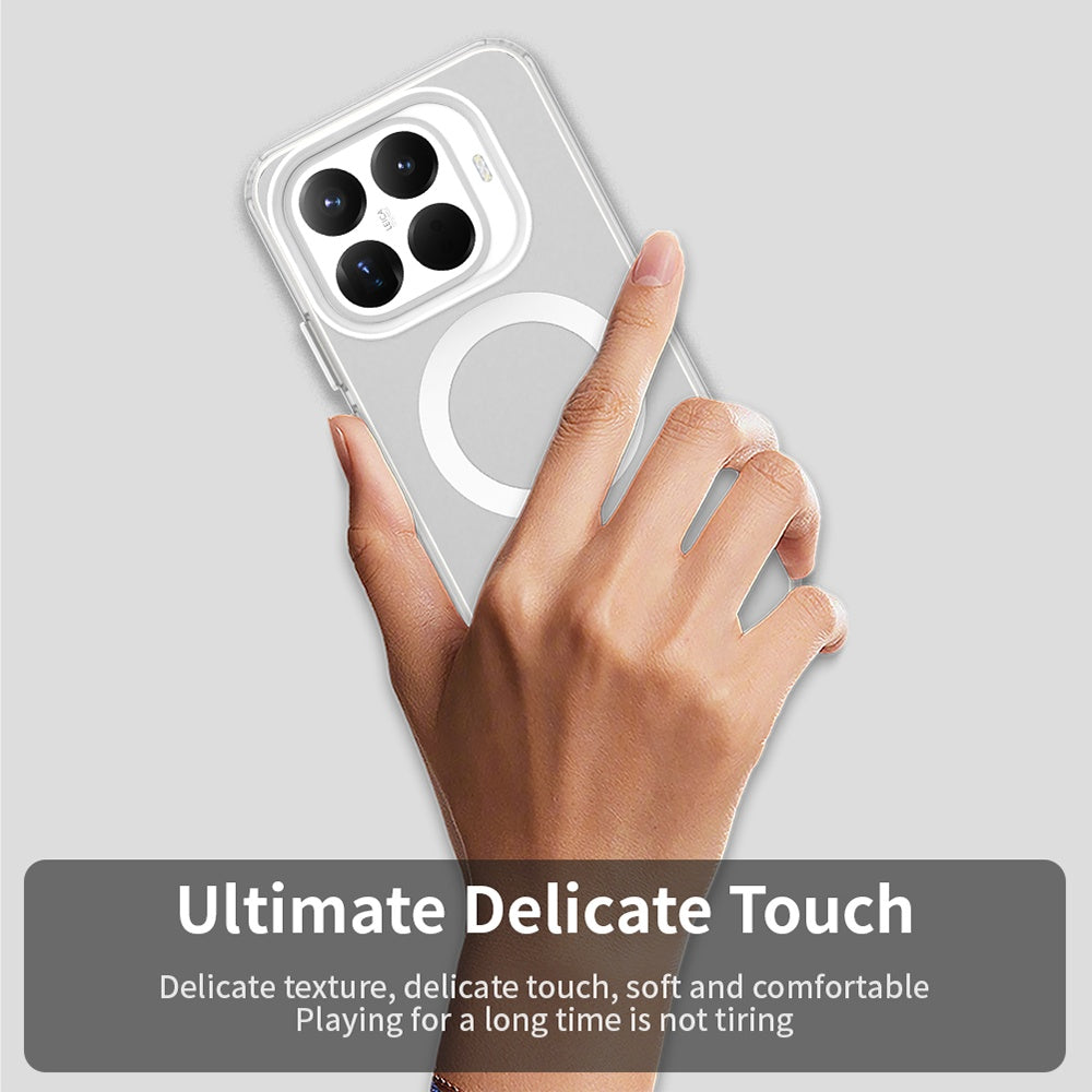 Husa MagSafe pentru Xiaomi 15T Pro, Techsuit, CandyCase, Alba