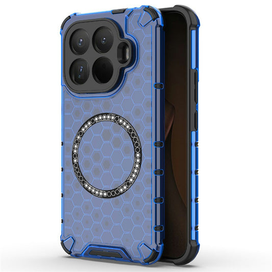 Husa MagSafe pentru Xiaomi 15T Pro, Techsuit, HoneyComb Shield, Albastra