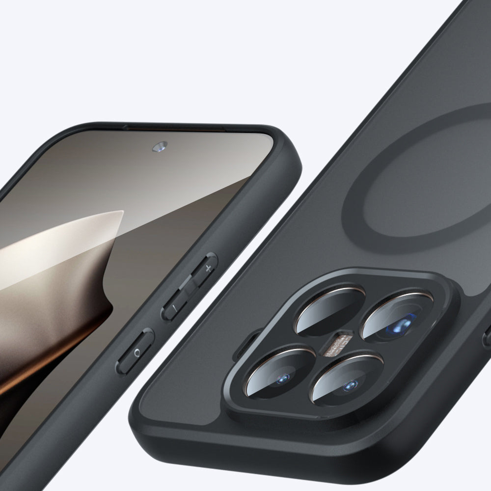 Husa MagSafe pentru Xiaomi 15T Pro, Techsuit, PureFrost, Neagra Satinata