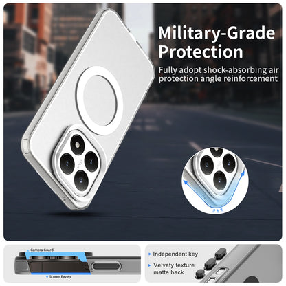 Husa MagSafe pentru Xiaomi 15T, Techsuit, CandyCase, Alba