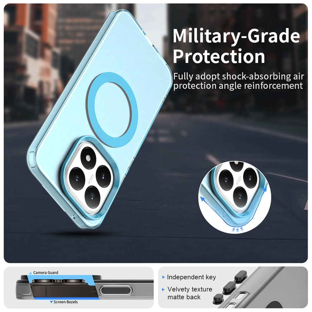 Husa MagSafe pentru Xiaomi 15T, Techsuit, CandyCase, Albastra