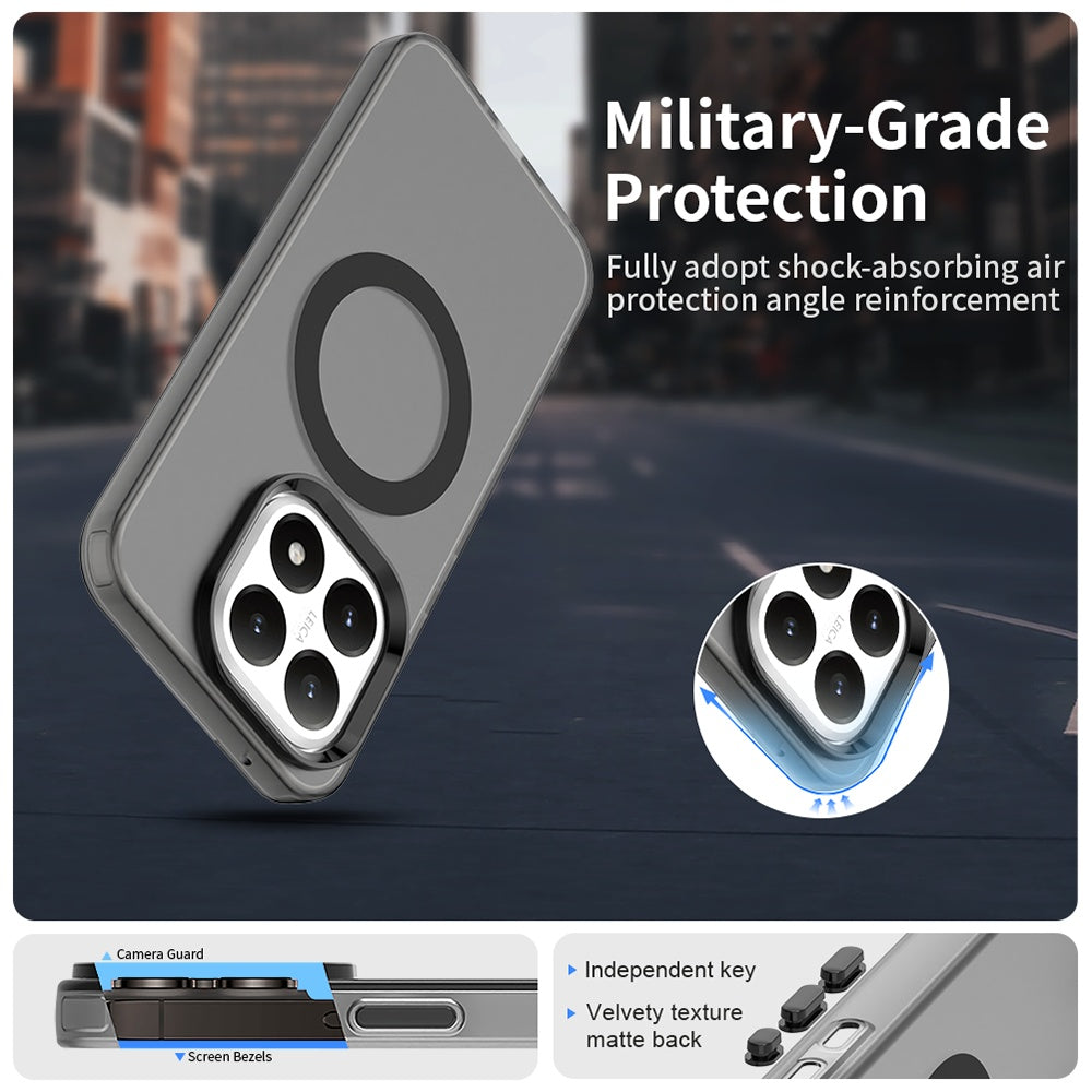 Husa MagSafe pentru Xiaomi 15T, Techsuit, CandyCase, Neagra