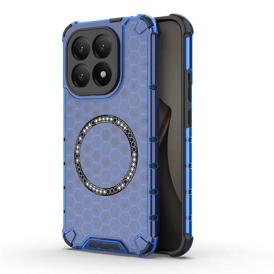 Husa MagSafe pentru Xiaomi 15T, Techsuit, HoneyComb Shield, Albastra