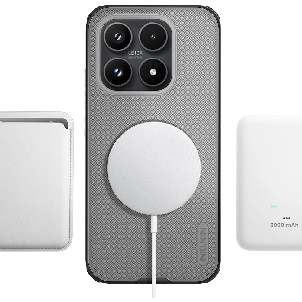 Husa MagSafe pentru Xiaomi 17, Nillkin, Super Shield Pro, Neagra Transparenta