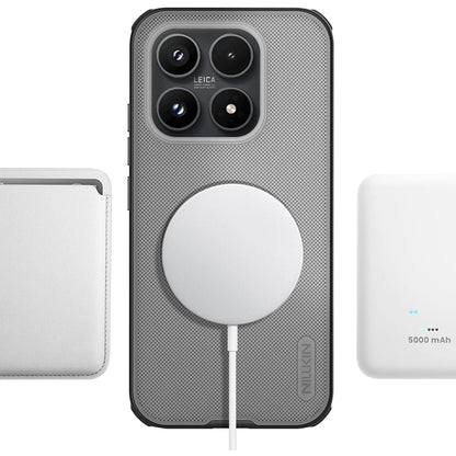 Husa MagSafe pentru Xiaomi 17, Nillkin, Super Shield Pro, Neagra Transparenta